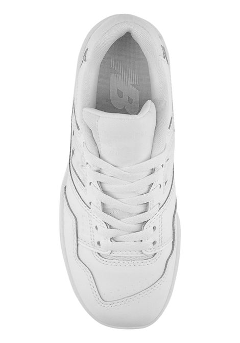 Unisex white leather shoes NEW BALANCE | PSB550WW/PIABIANCO